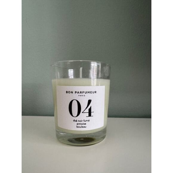 Bon Parfumeur Paris 04 Scented Candle Smoked Black Tea Mugwort Birch 2.4 oz- NEW - Picture 4 of 6